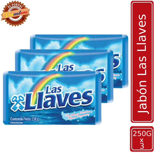 Jabón Las Llaves Venezuela x 3