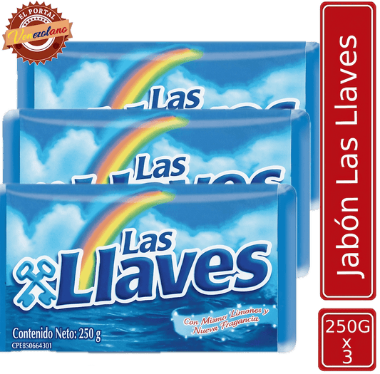 Jabón Las Llaves Venezuela x 3 Unidades
