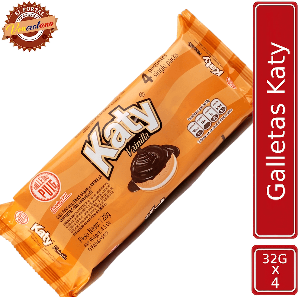 Galletas Katy Puig Venezolanas x 4 Unidades