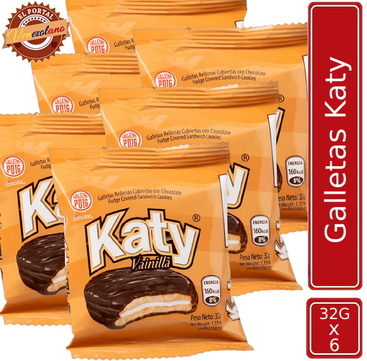 Galletas Katy Puig Venezolanas x 6 Unidades