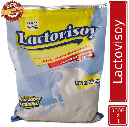 Lactovisoy 500g venezolano, disponible en Colombia