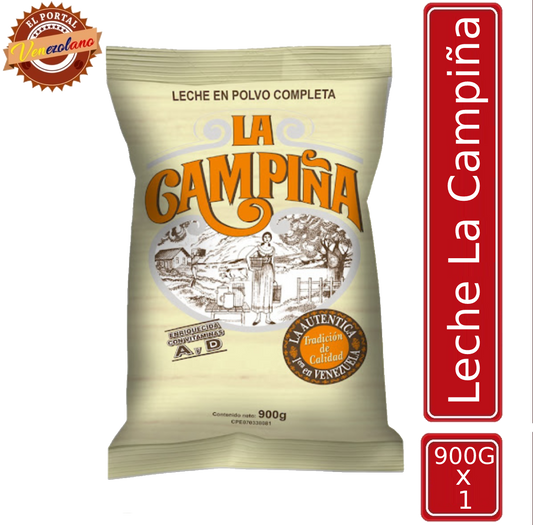 Leche La Campiña Original 900Gr Venezuela