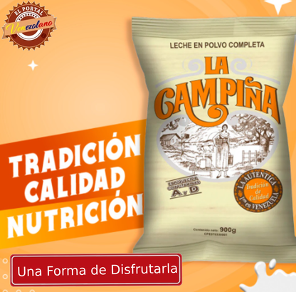 Leche La Campiña Original 200Gr Venezuela