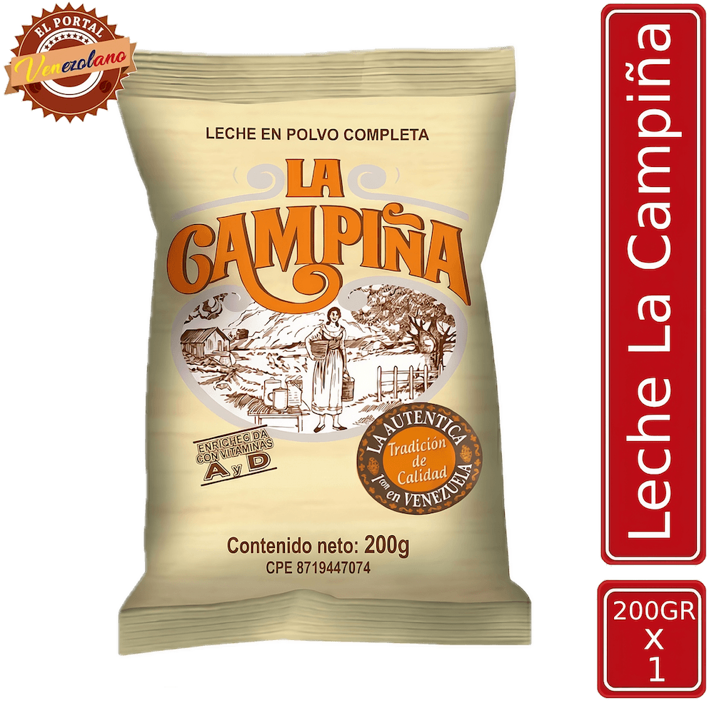 Leche La Campiña Original 200G Venezuela
