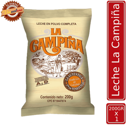 Leche La Campiña Original 200G Venezuela