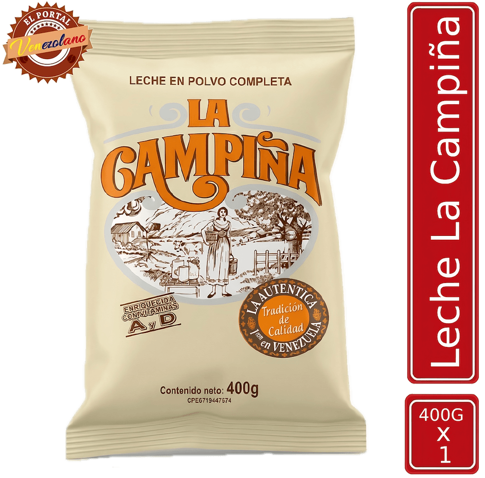 Leche La Campiña Original 400g Venezuela
