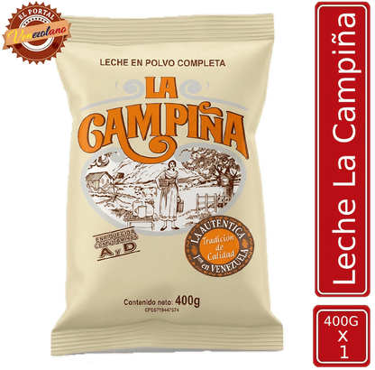 Leche La Campiña Original 400g Venezuela