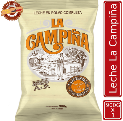 Leche La Campiña Original 900Gr Venezuela
