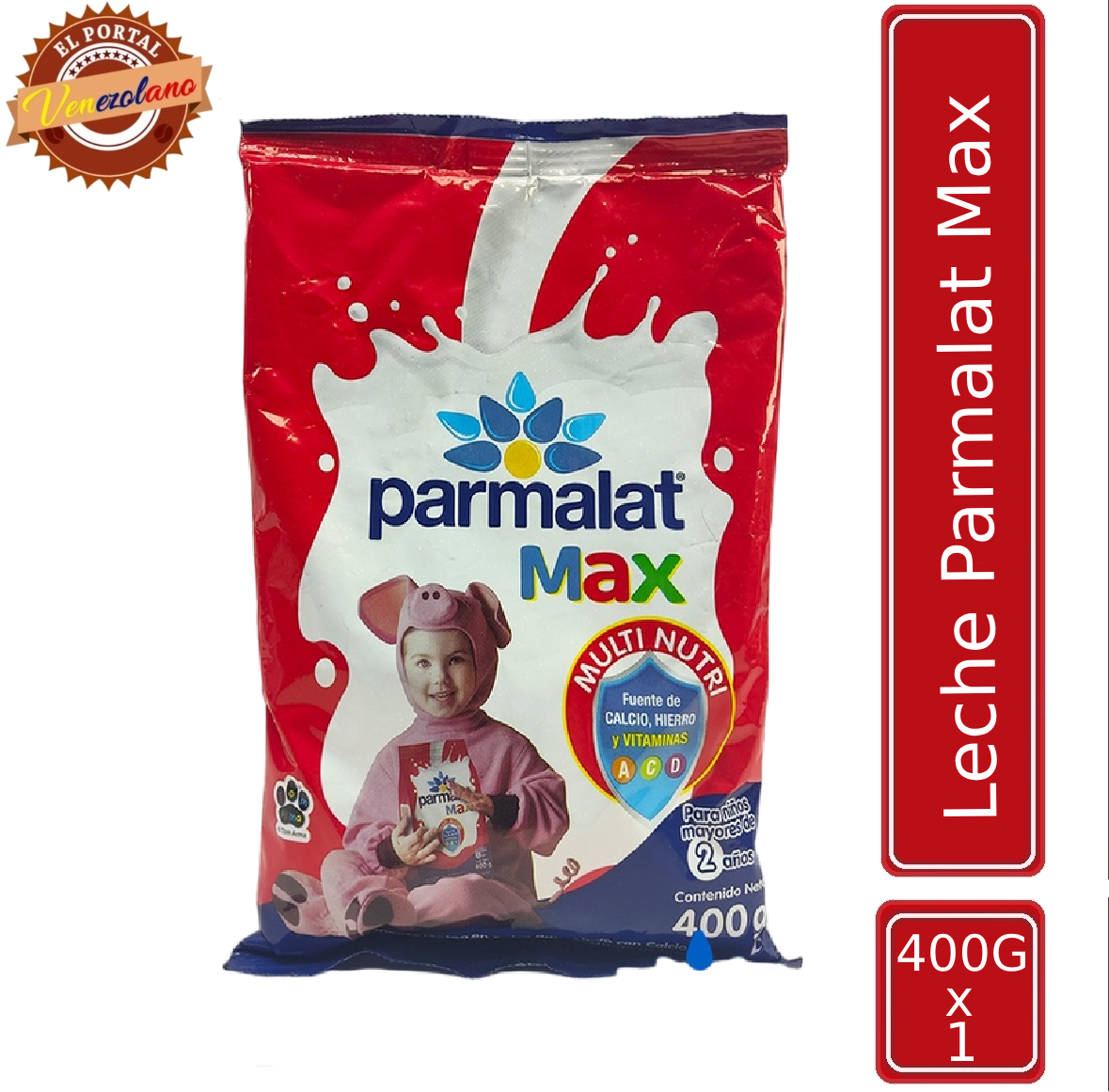 Leche Parmalat Max 400Gr Venezuela