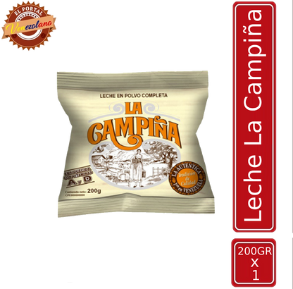 Leche La Campiña Original 200Gr Venezuela