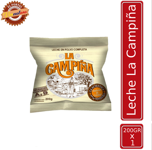 Leche La Campiña Original 200Gr Venezuela