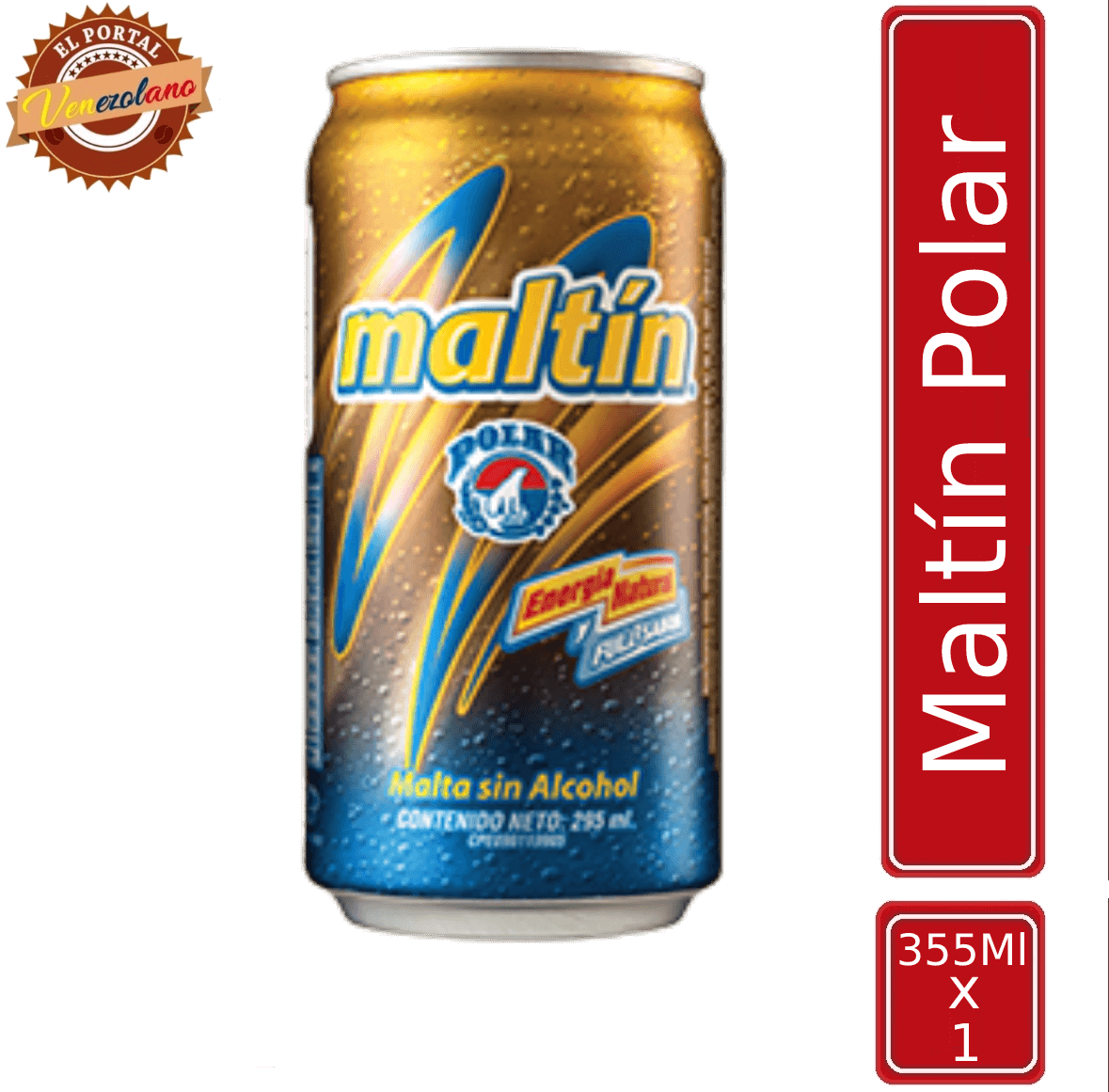 Maltin Polar Lata 355 Ml  Venezuela