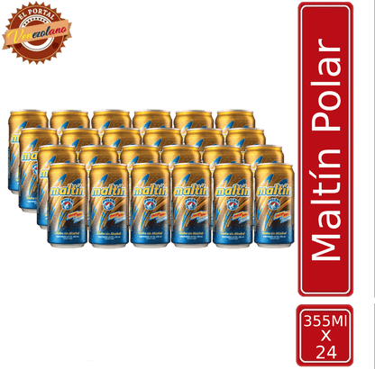 Maltin Polar Lata 355 Ml  Venezuela x 24