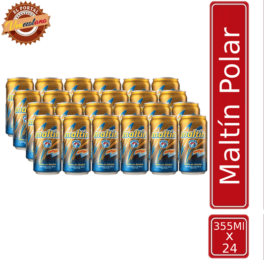 Maltin Polar Lata 355 Ml  Venezuela x 24