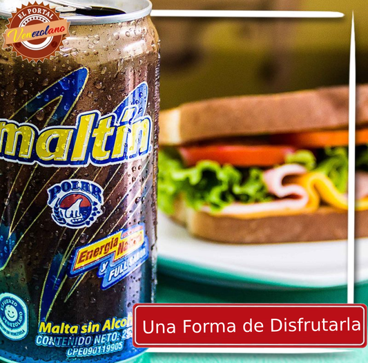 Maltín Polar Lata 355ml Venezolana Original x 6 Unidades