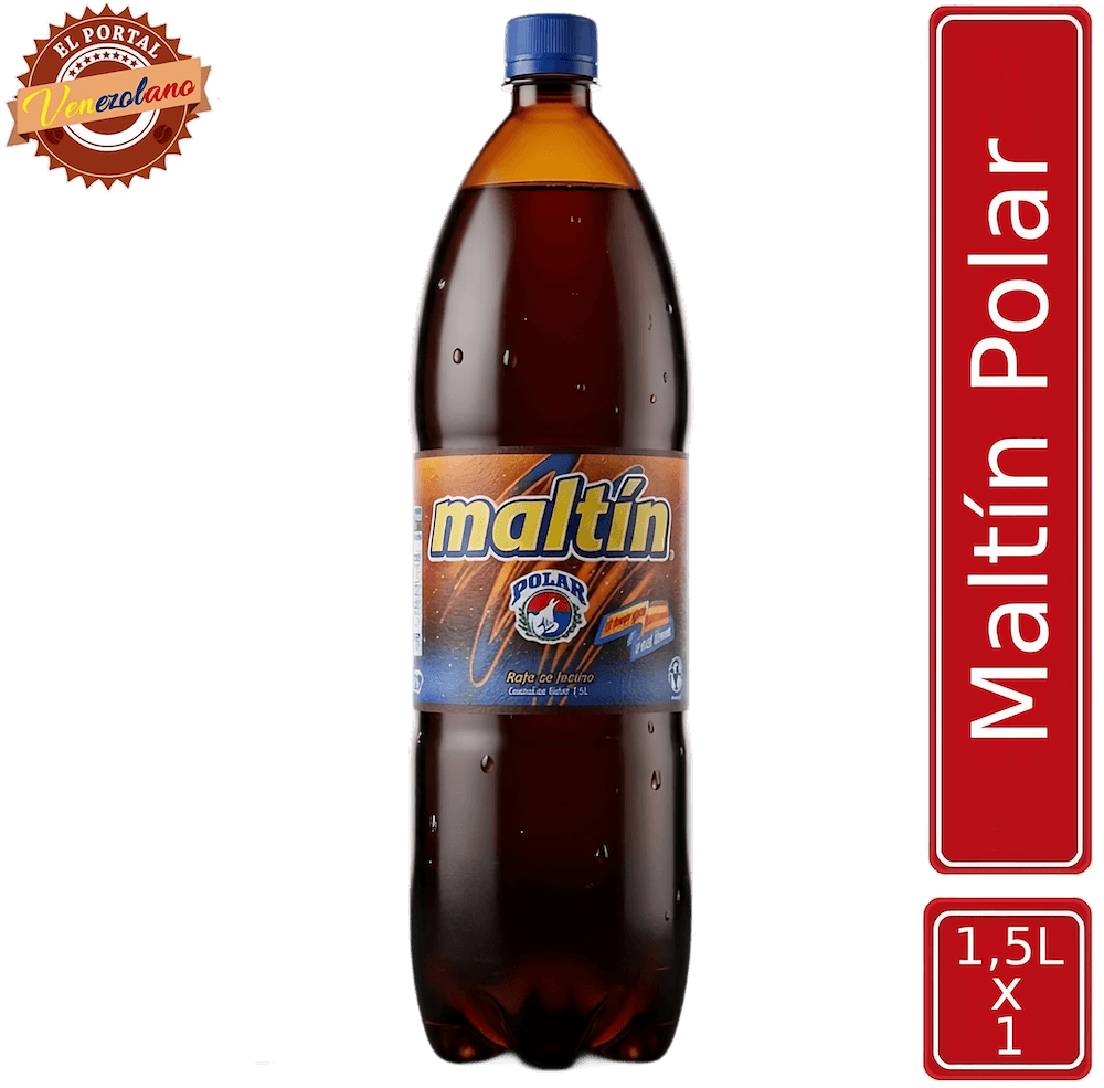 Maltín Polar 1.5 L Familiar Venezolana Original