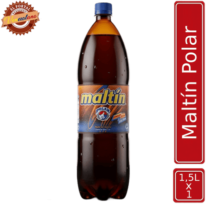 Maltín Polar 1.5 L Familiar Venezolana Original