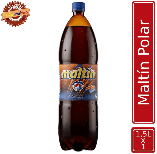 Maltín Polar 1.5 L Familiar Venezolana Original