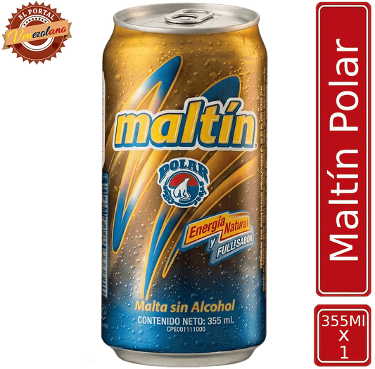 Maltín Polar Lata 355ml Venezolana Original
