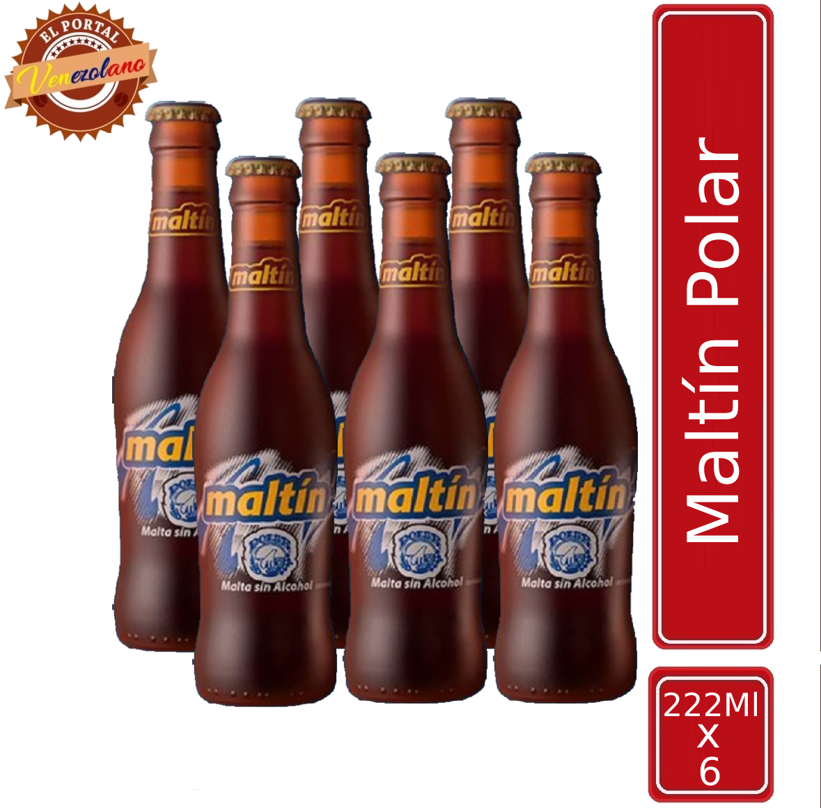 Maltin Polar Botella Venezuela x 6