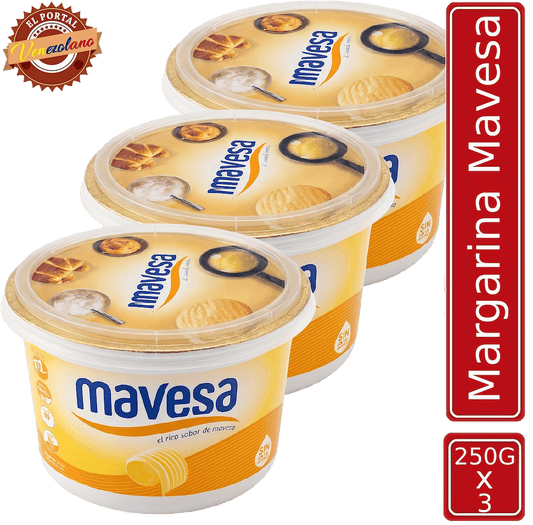 Mantequilla Mavesa 250g Venezuela x 3 Unidades