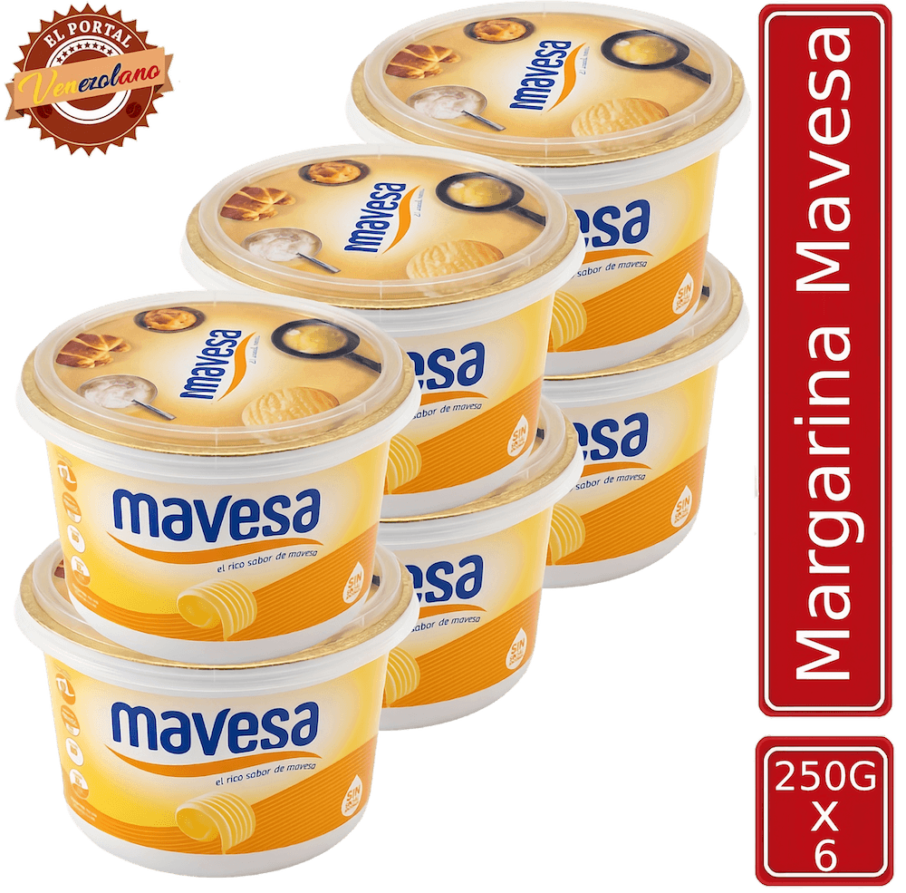 Mantequilla Mavesa 250g Venezuela x 6