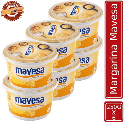 Mantequilla Mavesa 250g Venezuela x 6