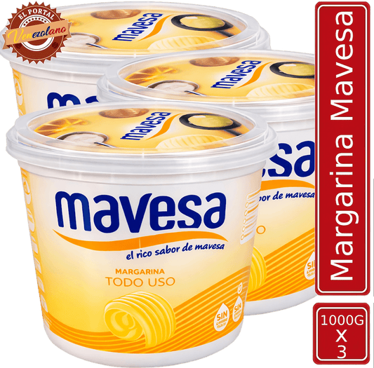 Mantequilla Mavesa Venezuela 1.000g  x 3 Unidades