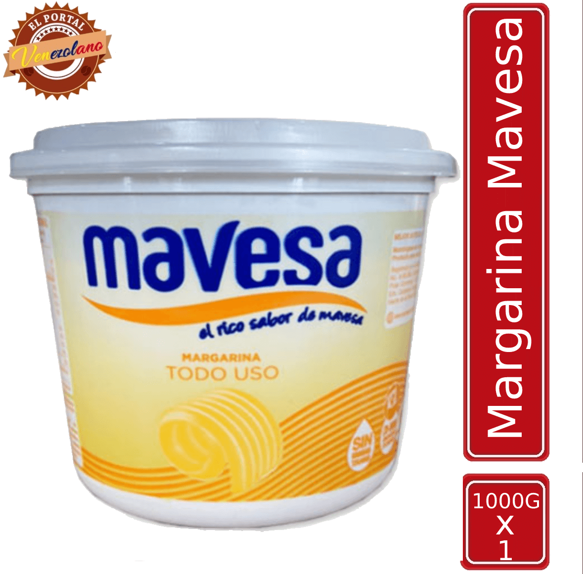 Mantequilla Mavesa Venezuela 1.000 Gr