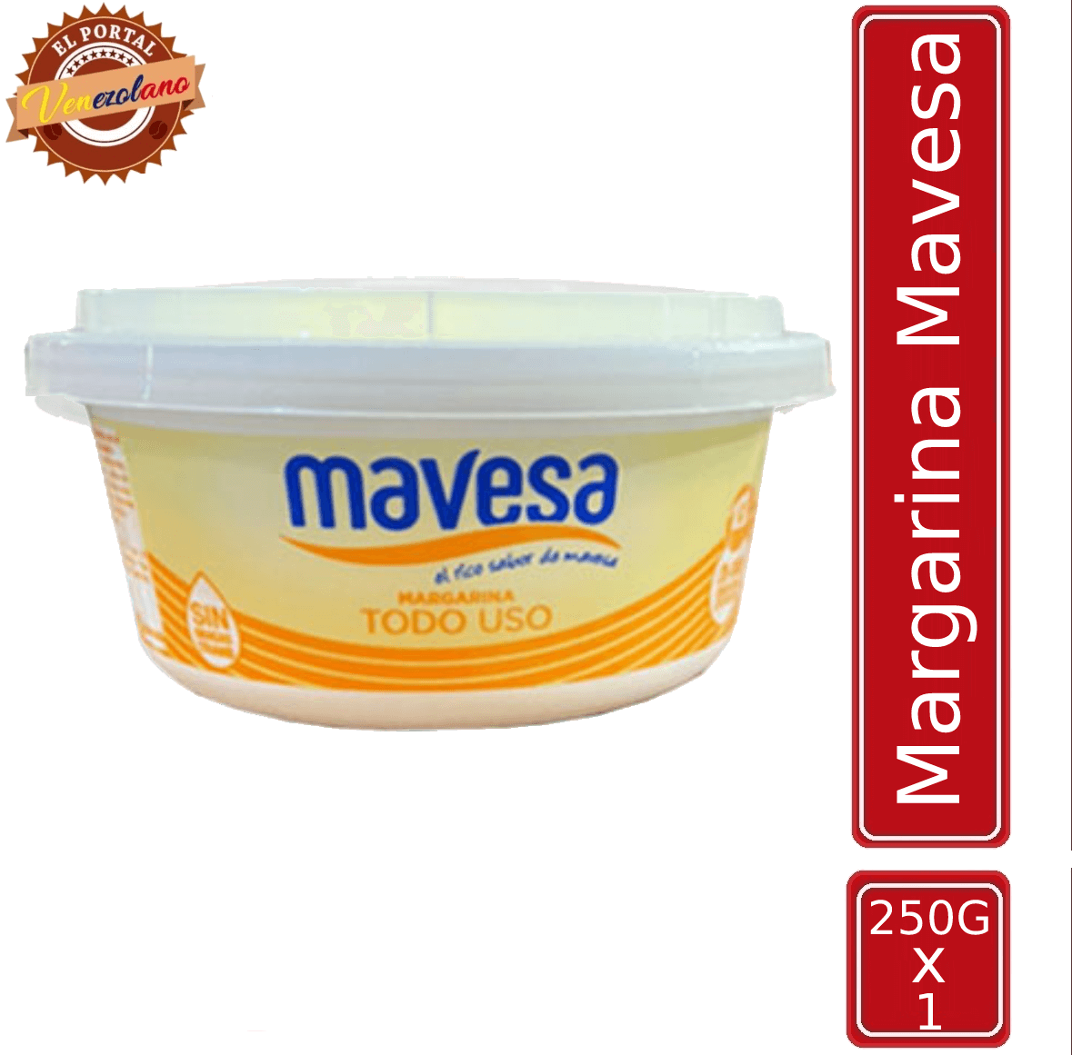 Mantequilla Mavesa 250 Gr Venezuela