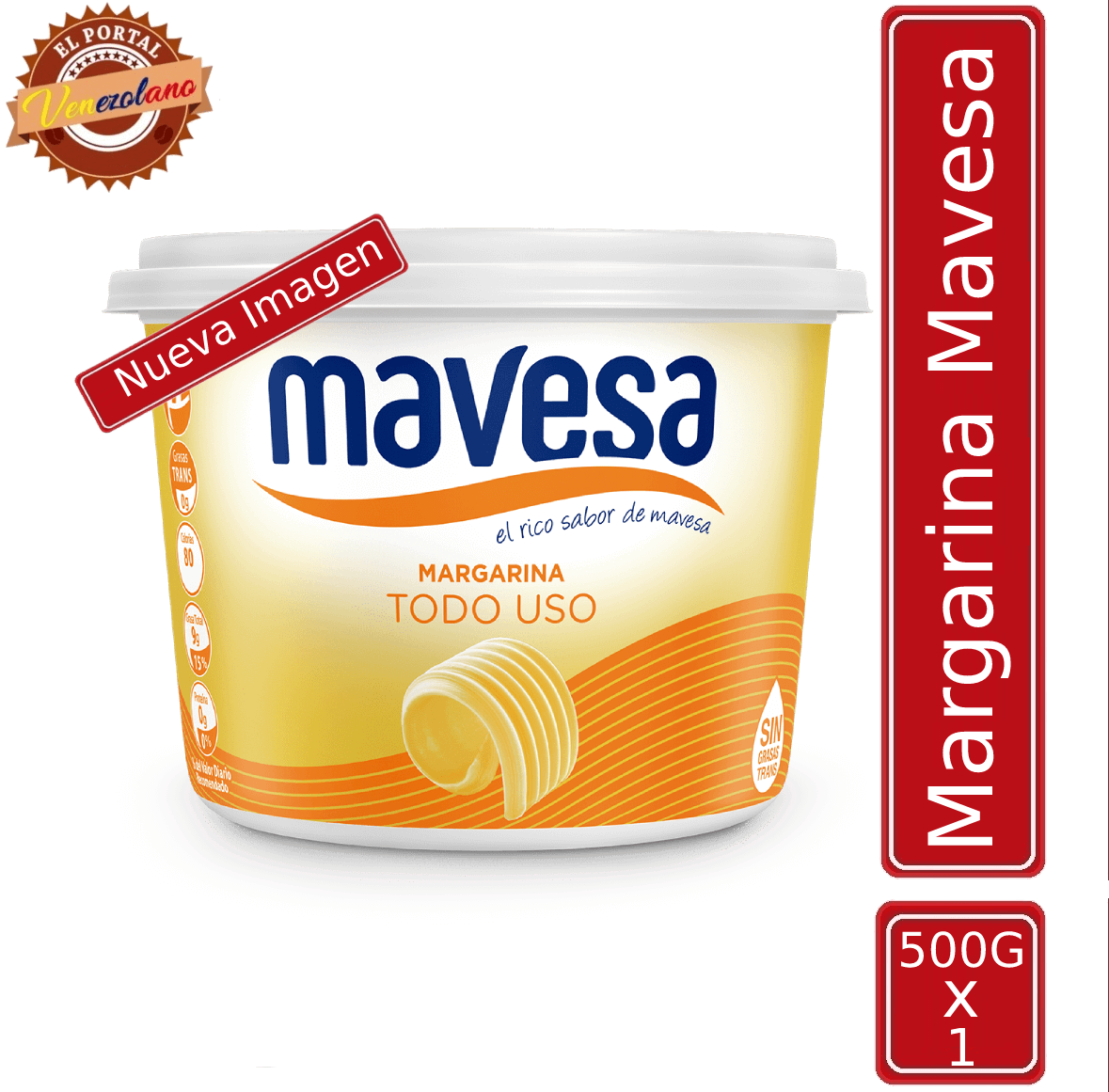 Mantequilla Mavesa 500 Gr Venezuela