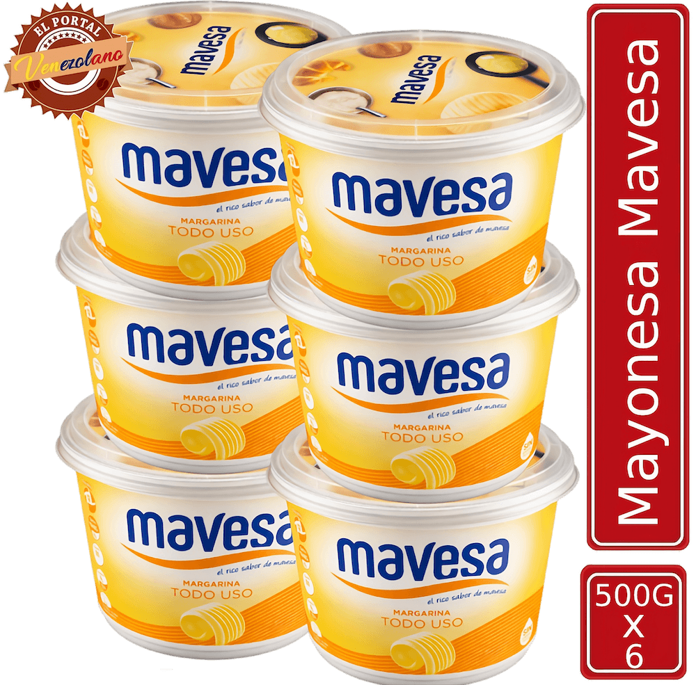 Mantequilla Mavesa 500g Venezuela x 6 Unidades