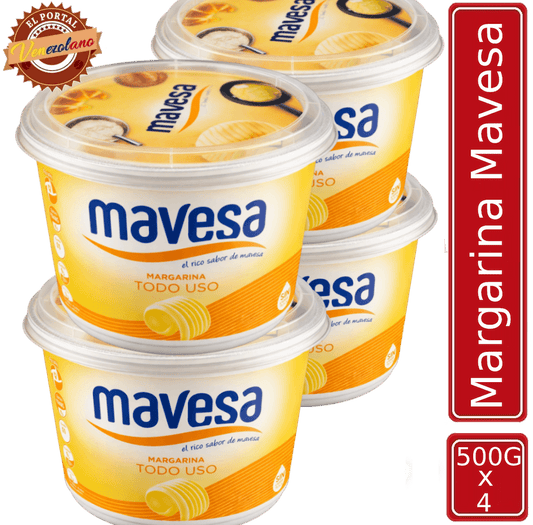 Mantequilla Mavesa 500g Venezuela x 4 Unidades