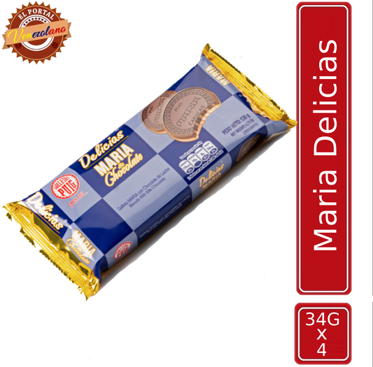Galletas Maria Delicias Puig  Venezuela x 4