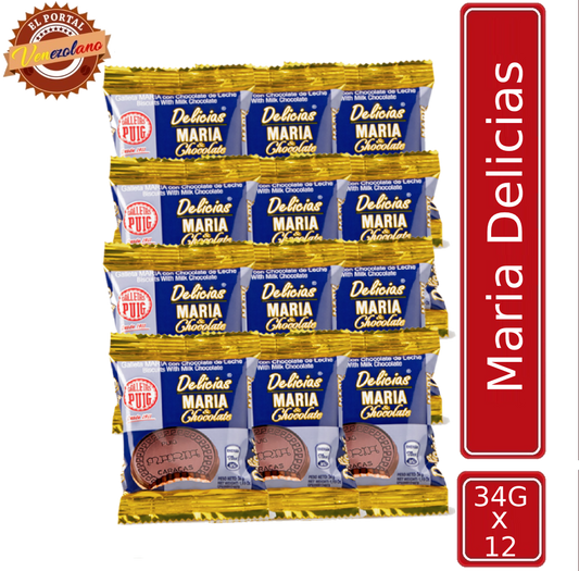 Galletas Maria Delicias Puig  Venezuela x 12