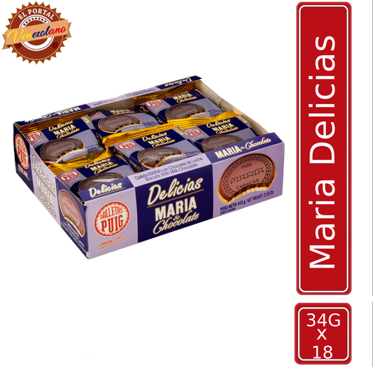 Galletas Maria Delicias Puig  Venezuela x 18