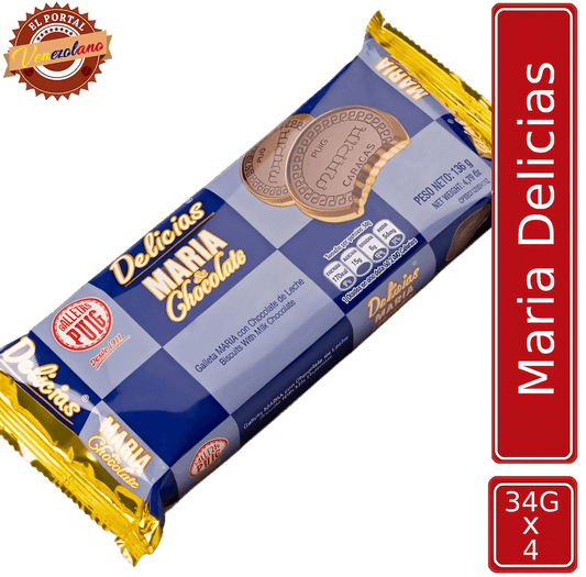 Galletas Maria Delicias Puig  Venezuela x 4 Unidades