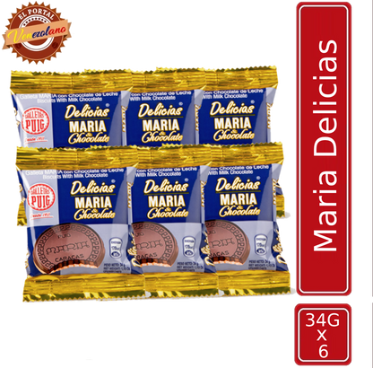 Galletas Maria Delicias Puig  Venezuela x 6