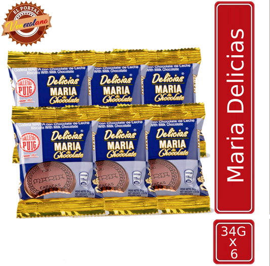 Galletas Maria Delicias Puig  Venezuela x 6
