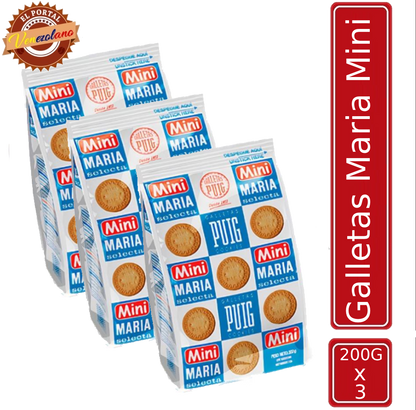 Galletas María Mini  Puig Venezuela x 3