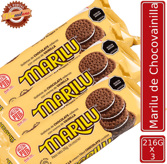 Marilu Choco Vainilla Puig Venezuela x 3 Unidades