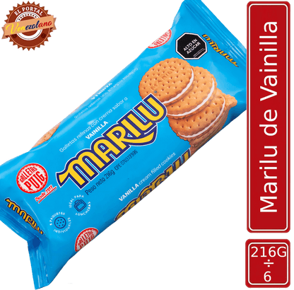 Galletas Marilú de vainilla Puig venezolanas, disponible en Colombia