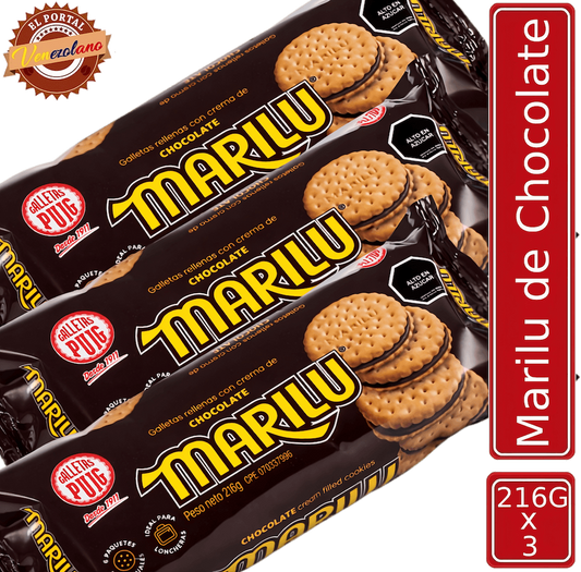 Marilu Chocolate Puig Venezuela x 3 Unidades