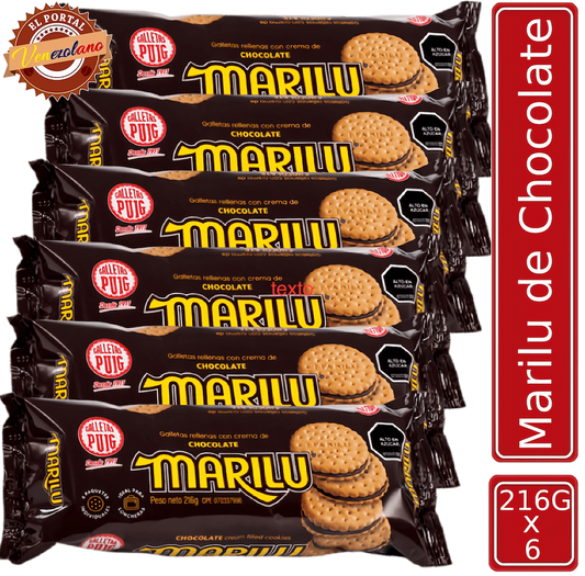 Marilu Chocolate Puig Venezuela x 6 Unidades
