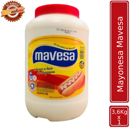 Mayonesa Mavesa Venezuela 3.600Gr