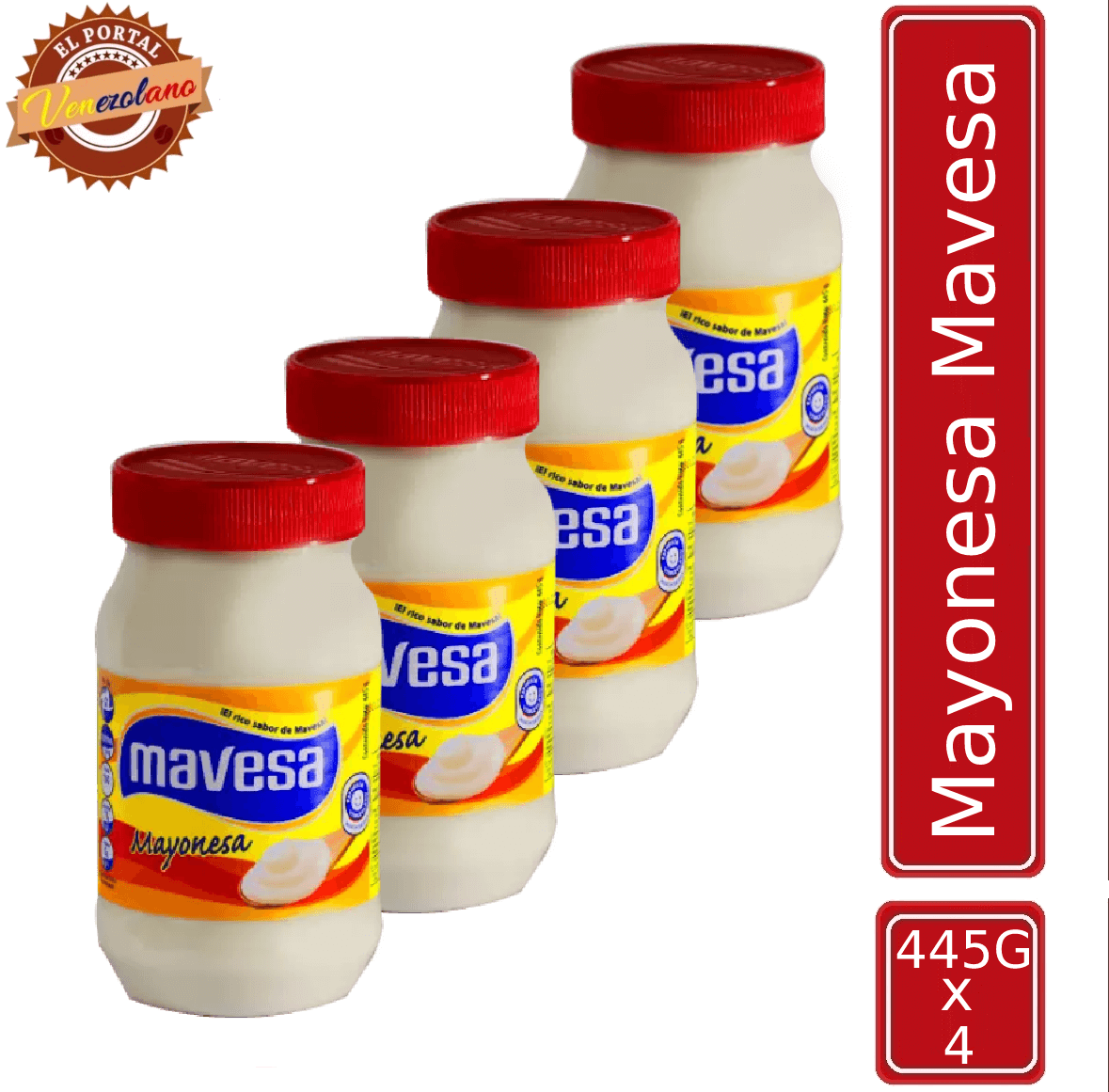 Mayonesa Mavesa 445Gr Venezuela x 4