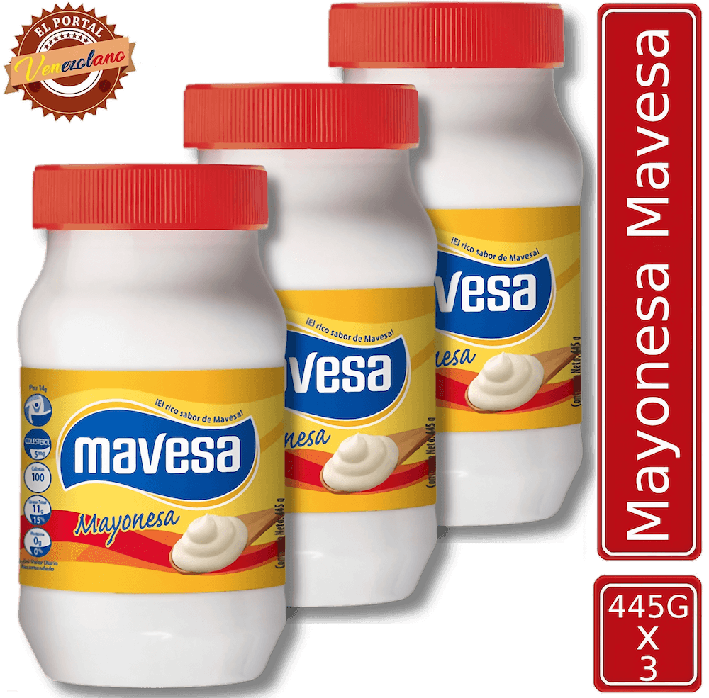 Mayonesa Mavesa 445Gr Venezuela x 3 Unidades
