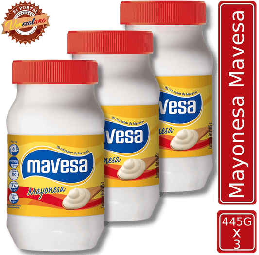 Mayonesa Mavesa 445Gr Venezuela x 3