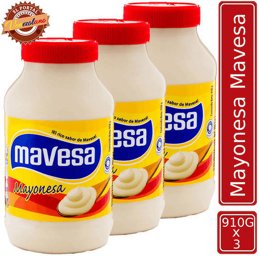Mayonesa Mavesa 910Gr Venezuela x3