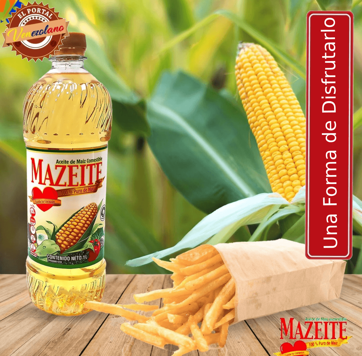 Aceite Mazeite 1L Venezuela
